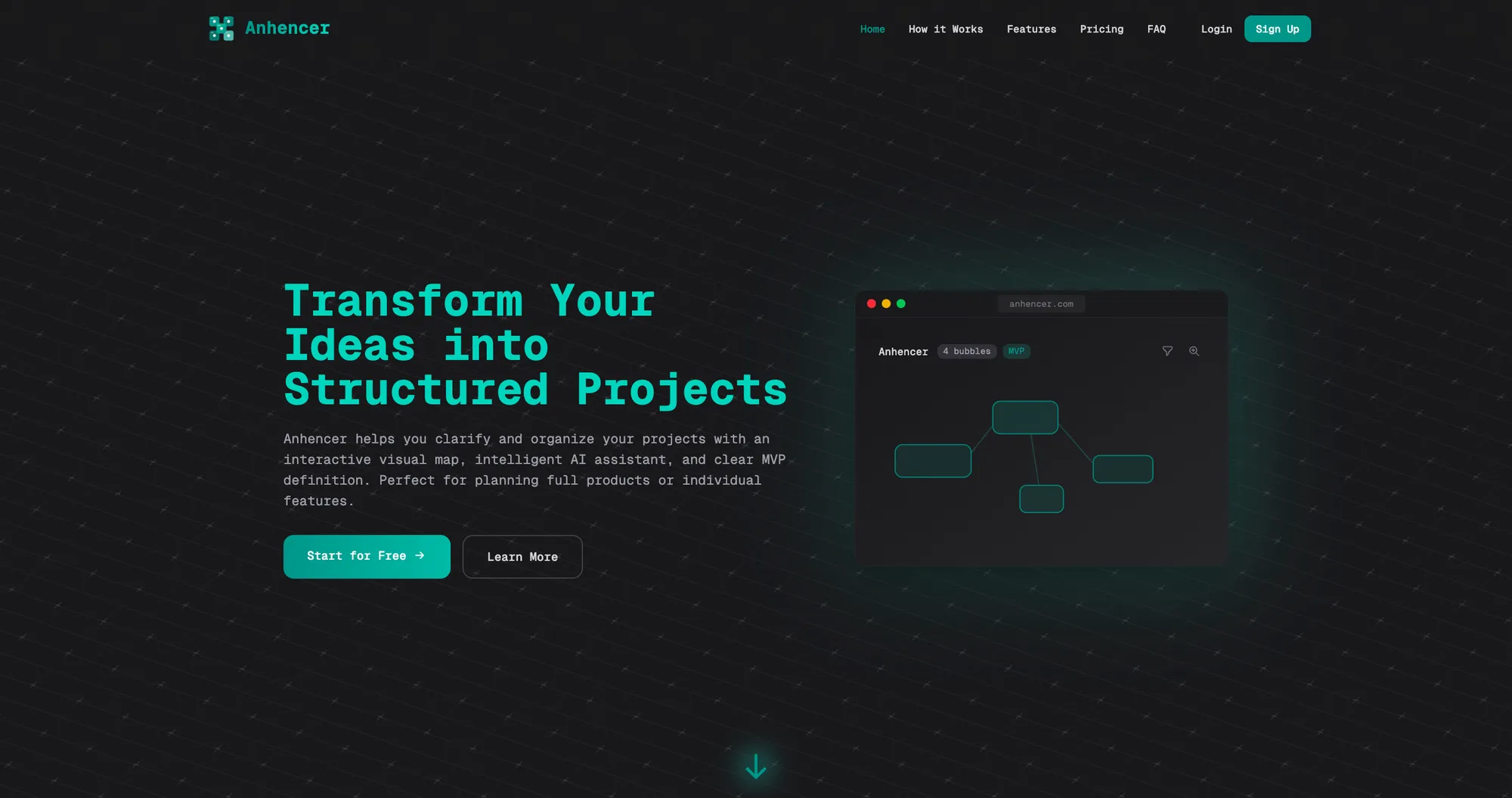 Anhencer home page