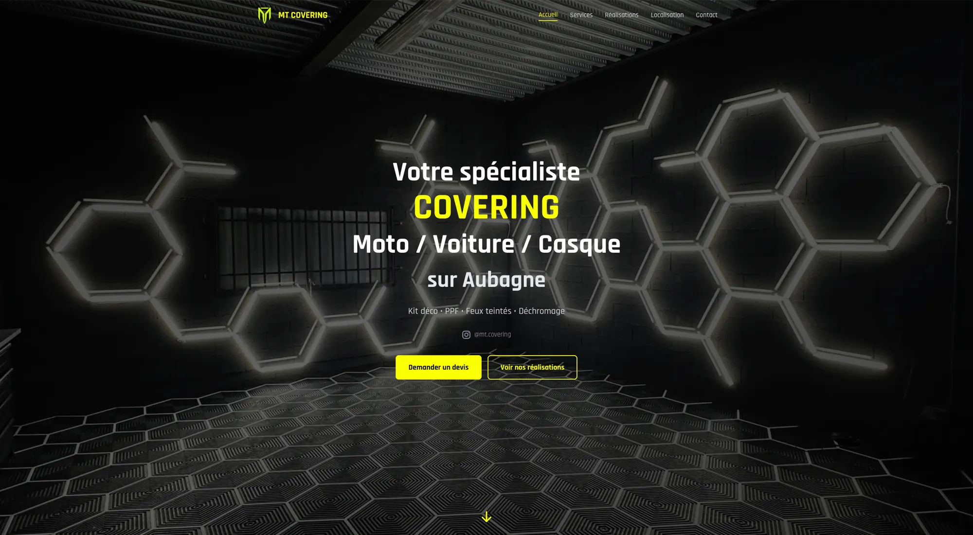 MT Covering website home page